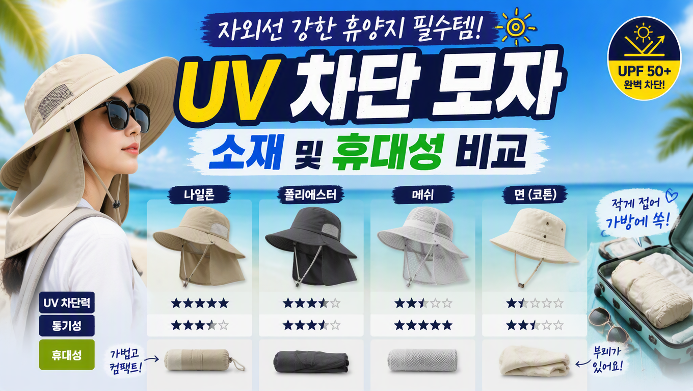 자외선 차단 모자